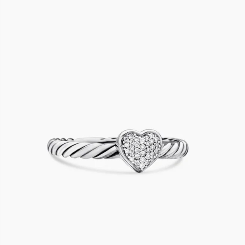 David Yurman Cable Collectibles Heart Stack Ring